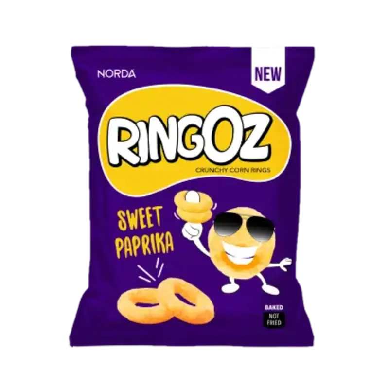 Ringoz Sweet Paprika Corn Rings 25G